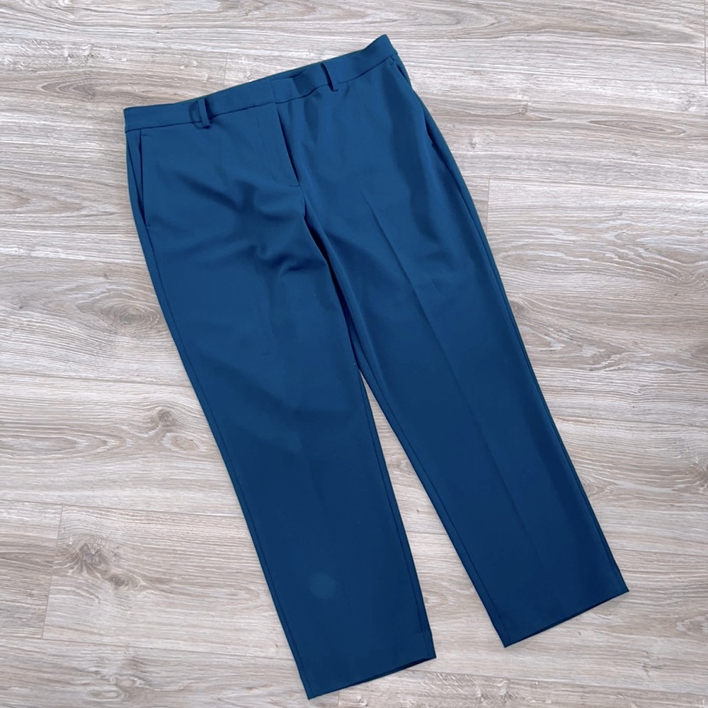 Women’s DKNY teal trousers